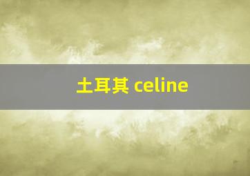 土耳其 celine